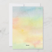 7月のスイカのクリスマス シーズンカード (裏面)