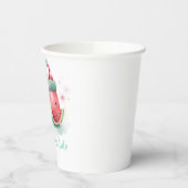 7月のスイカのクリスマス 紙コップ (左)