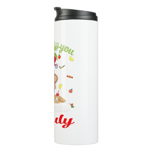 7月のタンクトップでサンタのクリスマスを見ている タンブラー (回転右)