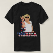 7月のトおもしろいランプBae 4thトランプ塩の自由T-S Tシャツ (デザイン正面)
