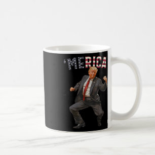 7月のトランプの幸せ4thトランプのアメリカ国旗の贈り物 コーヒーマグカップ