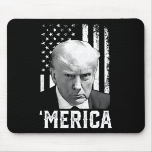 7月のトランプの幸せ4thトランプのアメリカ国旗の贈り物 マウスパッド
