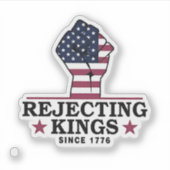 7月のトランプの1776第4以来の王を拒否アンチ シール (正面)