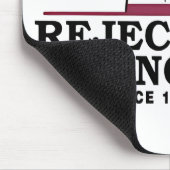 7月のトランプの1776第4以来の王を拒否アンチ マウスパッド (コーナー)