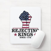 7月のトランプの1776第4以来の王を拒否アンチ マウスパッド (マウス)