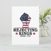 7月のトランプの1776第4以来の王を拒否アンチ 招待状 (スタンド正面)
