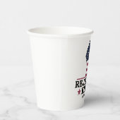 7月のトランプの1776第4以来の王を拒否アンチ 紙コップ (右)