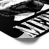 7月のトランプ第4日、米国国旗の男おもしろい人 ポスター (角)