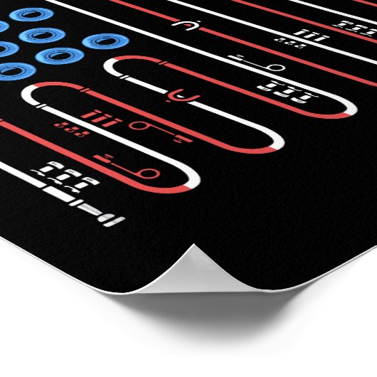 7月のトランペットプレーヤー4thジャズミュージックUSAトランペット ポスター (角)