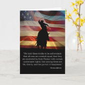 7月のハッピーカーボーイインディペンデンスデイカード カード (黄色い花)