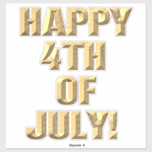 7月のハッピーコンターステッカー シール (シート)