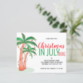 7月のバジェットクリスマスBBQパーティの招待状 (スタンド正面)