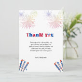 7月のパトロティック誕生日サンキューカード4t 案内状 (スタンド正面)