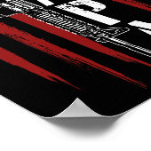 7月のパパパパパパAr-15銃の愛国的な父親の ポスター (角)