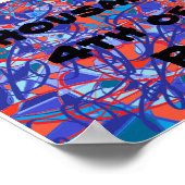 7月のパレードの千オーク4th,抽象芸術アート ポスター (角)