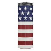 7月のパーソナライズなカスタムの米国の米国旗第4 タンブラー (裏面)