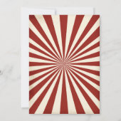 7月のパーティの招待状のヴィンテージのアメリカの第4 招待状 (裏面)