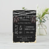 7月のパーティの招待状の動揺してな花火第4 招待状 (スタンド正面)