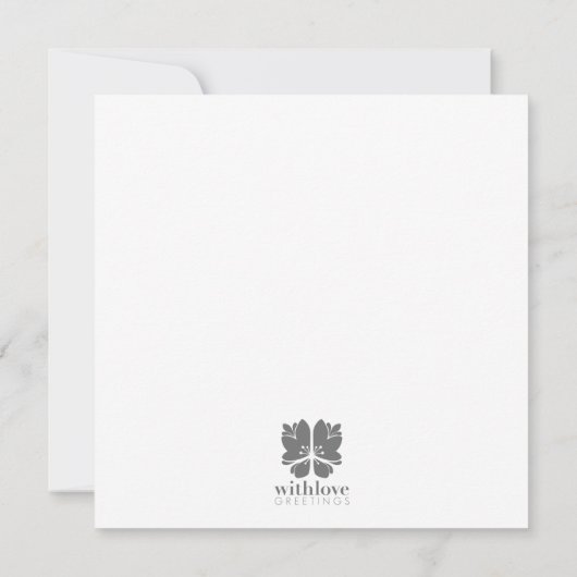 7月のパーティの招待状の星条旗第4 招待状 (裏面)