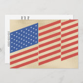 7月のパーティの招待状の第4 招待状 (正面/裏面)