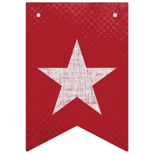 7月のパーティーの旗布の旗の第4 バンティングフラッグ (第2の旗)