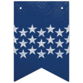 7月のパーティーの旗布の旗の第4 バンティングフラッグ (第3の旗)