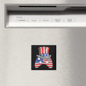 7月のビデオゲーム4thアンクルサムハットゲームコントロール マグネット (インサイチュ (食洗機))