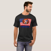 7月のビーグル第4戦アメリカ国旗 Tシャツ (正面フル)