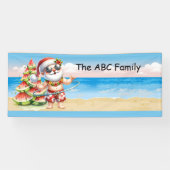 7月のビーチクリスマスサンタクロースパーティー 横断幕 (横)