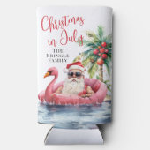 7月のビーチクリスマス スリム缶クーラー (裏面)