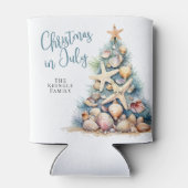 7月のビーチクリスマス 缶クーラー (裏面)