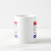 7月のフォークの面白いマグカップ コーヒーマグカップ (中央)