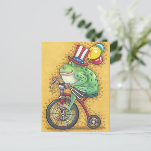 7月のブルカエル4th、カエルの休日はがき シーズンポストカード (スタンド正面)