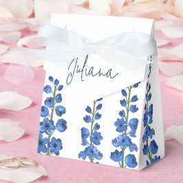 7月のブルーデルフィニウムの花 フェイバーボックス