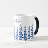 7月のブルーデルフィニウムの花 モーフィングマグカップ (正面右)