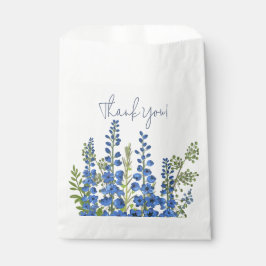 7月のブルーデルフィニウム花ありがとう フェイバーバッグ