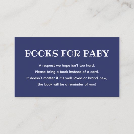 7月のベビー4thに関する書籍ベビーシャワー エンクロージャーカード (正面)