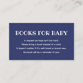 7月のベビー4thに関する書籍ベビーシャワー エンクロージャーカード