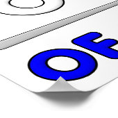 7月のポスタおもしろいーのフォーク ポスター (角)