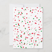 7月のポプシクル・クリスマス 招待状 (裏面)