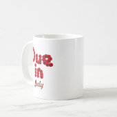 7月のマグの期限 コーヒーマグカップ (正面左)