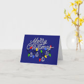 7月のメリークリスマス カード (黄色い花)