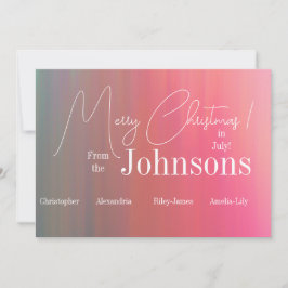 7月のメリークリスマス シーズンカード