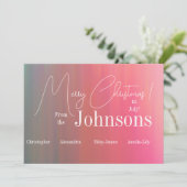 7月のメリークリスマス シーズンカード (スタンド正面)