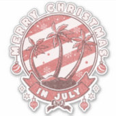 7月のメリークリスマス シール (正面)