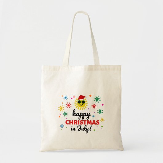 7月のメリークリスマス トートバッグ (正面)