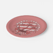 7月のメリークリスマス ペーパープレート (アングル)