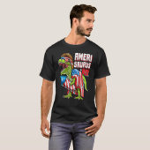 7月のレックス船のアメリザウルス恐竜4th tシャツ (正面フル)