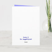 7月のヴィンテージの芸術の幸せな第4 カード (裏面)