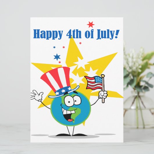 7月の世界漫画愛国心の幸福な4日 カード (スタンド正面)